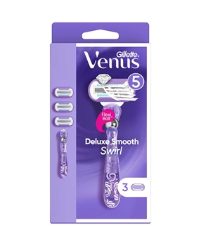Gillette Venus  Bundle Pack Handle + 3 Refill Razor Blade Swirl Extra Smooth Picture of Gillette Venus  Bundle Pack Handle + 3 Refill Razor Blade Swirl Extra Smooth