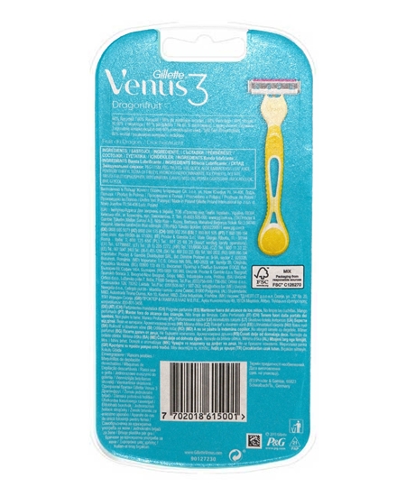 Gillette, Venüs, venüs Dragonfruit, kadın Tıraş Bıçağı, toptan tıraş bıçağı, kadın tıraş ürünleri, kozmetik, toptan kozmetik, jilet, kadın jileti