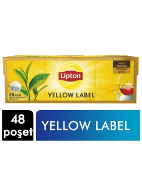 Lipton Yellow Label Demlik Poşet Çay 48'li 134 gr lipton, lipton çay, poşet çay, demlik poşet çay, çay fiyatları, lipton fiyatları, yellow label fiyatları, toptan çay