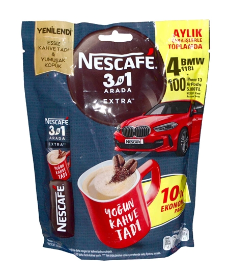 Picture of Nescafe 3 in 1 16.5 gr 10's Pack Extra