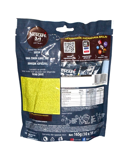 Picture of Nescafe 3 in 1 16.5 gr 10's Pack Extra