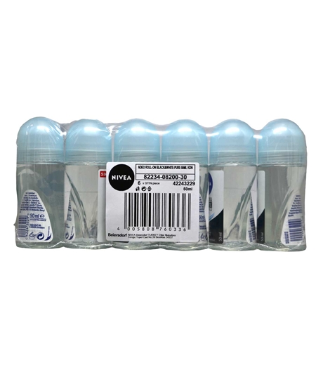 Picture of Nivea Roll On Women 50 ml Invisible  Black & White Pure