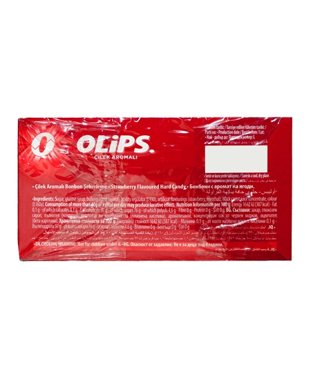 	olips, olips şeker, şeker, çilekli şeker