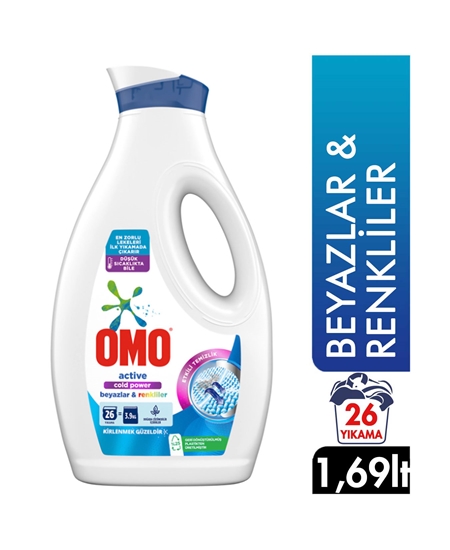 Picture of Omo Liquid Laundry Detergent 1,69 lt 26 Wash White and Colors