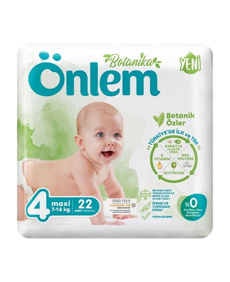 Picture of Önlem Bebek Bezi Botanica Jumbo Maxi 22'li Paket