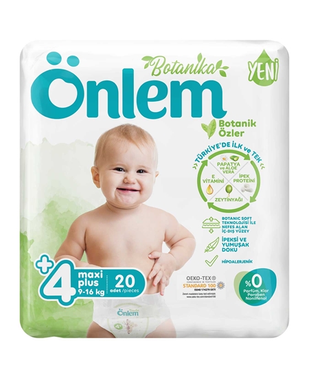 Picture of Önlem Bebek Bezi Botanica Jumbo Maxi Plus 20'li PAket
