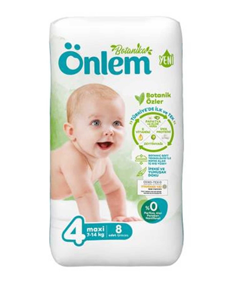 Picture of Önlem Botanica Bebek Bezi 8 Adet Maxi 7-14 kg