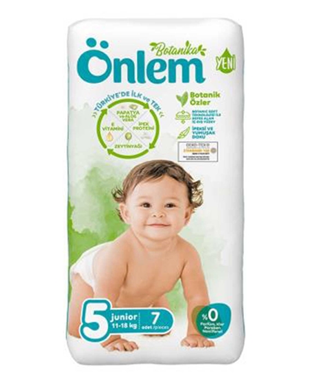 Picture of Önlem Botanica Bebek Bezi 7 Adet Junior 7 11-18 kg