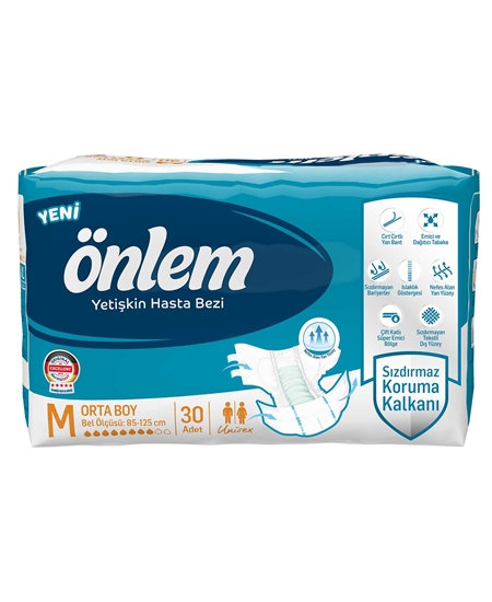 Picture of Önlem Hasta Bezi 85-125cm Orta Boy 30'lu Paket