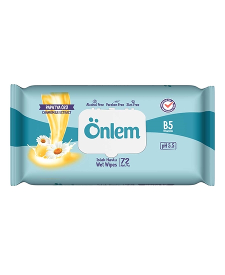 Picture of Önlem Islak Havlu 72'li Paket Papatya