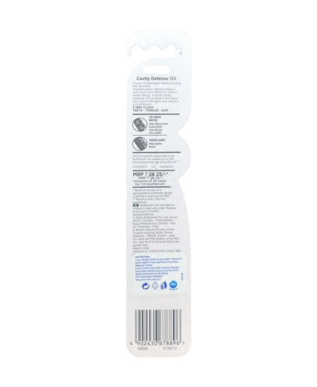 Picture of Oral-B Toothbrush Cavity Defence 123