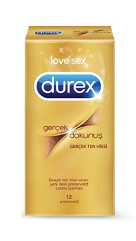 P-Durex Gerçek Dokunuş Prezervatif 12'li Picture of P-Durex Gerçek Dokunuş Prezervatif 12'li