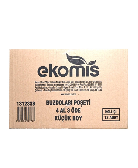 Picture of Ekomis Buzdolabı Poşeti 4 al 3 Öde Küçük Boy 4 x 40'lı