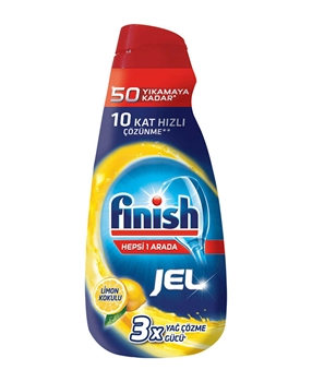 Finish Gel Washing Machine Detergent 1000 Ml - Lemon Picture of Finish Gel Washing Machine Detergent 1000 Ml - Lemon