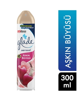 Glade Aerosol Air Freshener 300 Ml - Love Magic Picture of Glade Aerosol Air Freshener 300 Ml - Love Magic