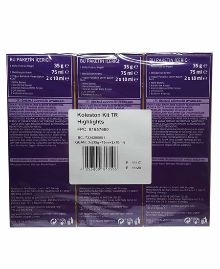 Picture of P-Koleston Set Saç Boyası Röfle Seti