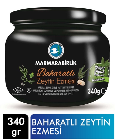 Picture of Marmara Birlik Baharatlı Zeytin Ezmesi 340g Cam Kavanoz