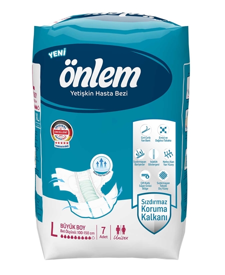 Picture of Önlem Hasta Bezi 100-150cm Büyük Boy 7'li Paket