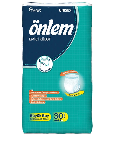 Picture of Önlem Hasta Bezi Emici Külot 92-125cm Büyük Boy 30'lu Paket