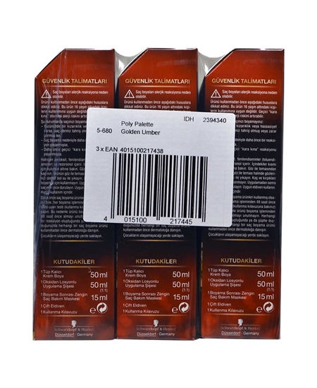 palette, palette saç boyası, saç boyası, kestane rengi saç boyası, palette deluxe 5/680 altın kestane