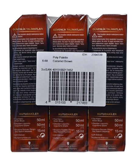 palette, palette saç boyası, saç boyası, kestane rengi saç boyası, palette deluxe 6/68 karamel kahve saç boyası