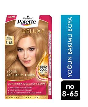 P-Palette Deluxe Kahve Köpüğü Oleo Gold 8-65 Tüp Krem Saç Boyası 50 ml Picture of P-Palette Deluxe Kahve Köpüğü Oleo Gold 8-65 Tüp Krem Saç Boyası 50 ml