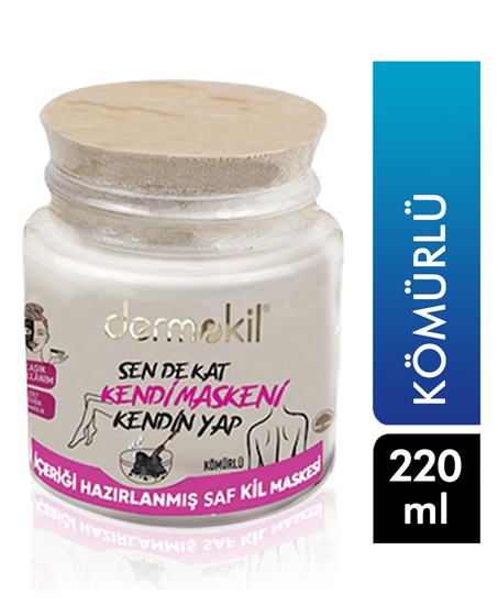 Picture of Dermokil Avakado Kömürlü Kil Maskesi 220 ml Sen de Kat Kendi Maskeni Kendin Yap