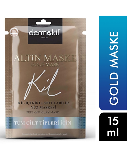 Picture of Dermokil Kil İçerikli Gold Maske Soyulabilir 15 ml