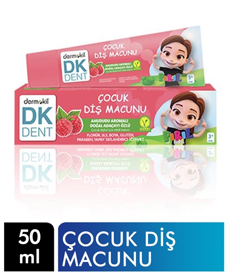 Picture of Dermokil Pırıl Çocuk Diş Macunu 50 ml Ahududu Aromalı