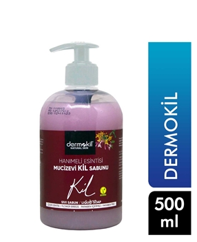 Dermokil Sıvı Sabun 500 ml Mucizevi Kil Hanımeli Esintisi Picture of Dermokil Sıvı Sabun 500 ml Mucizevi Kil Hanımeli Esintisi
