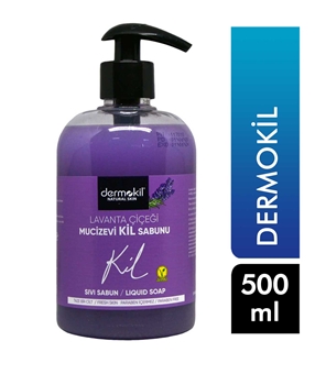 Dermokil Sıvı Sabun 500 ml Mucizevi Kil Lavanta Picture of Dermokil Sıvı Sabun 500 ml Mucizevi Kil Lavanta