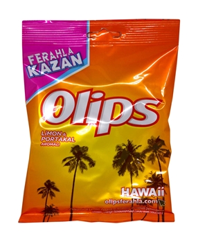 Olips Şekerleme 76 gr x 16'lı Koli Limon & Portakal Aromalı Bonbon olips, olips şeker, şeker, meyveli şeker, portakallı şeker, limonlu şeker, olips portakal ve limon