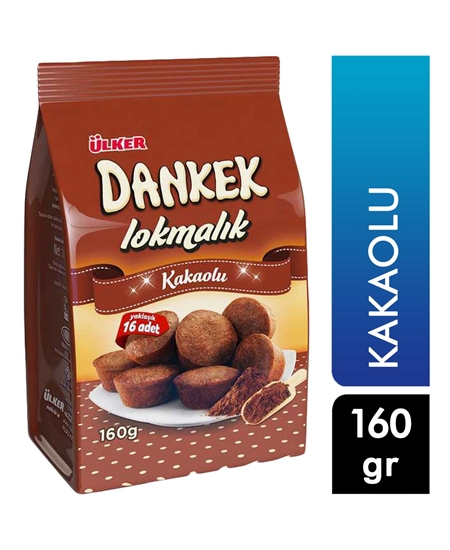 Picture of p- Ülker Dankek Lokmalık Kek 160 gr X 8'li Paket Kakaolu