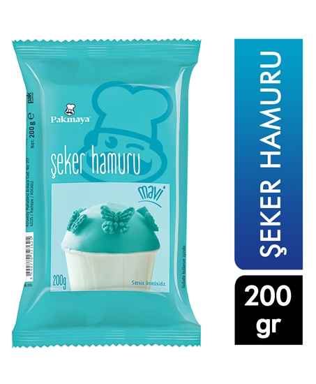 Picture of Pakmaya Şeker Hamuru Mavi 200 gr