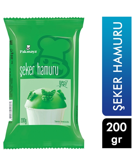 Picture of Pakmaya Şeker Hamuru Yeşil 200 gr