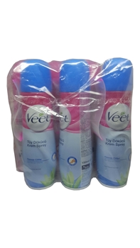P-Veet Tüy Dökücü Krem Sprey 6 Al 4 Öde 3 x Normal Ciltler 3 x Hassas Ciltler 200 ml Picture of P-Veet Tüy Dökücü Krem Sprey 6 Al 4 Öde 3 x Normal Ciltler 3 x Hassas Ciltler 200 ml