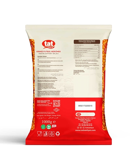Picture of Tat kırmızı Mercimek Yerli 1 kg