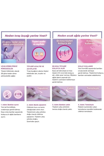 Picture of Veet Sir Ağda Bandı 20'li Pure