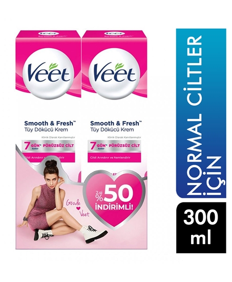 Picture of Veet Tüy Dökücü Krem 2x100 ml Normal Ciltler için