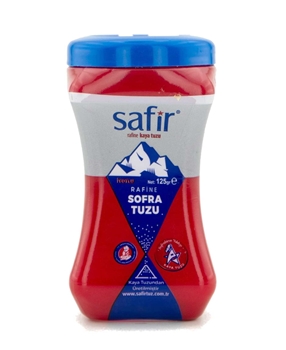 Safir Rafine Sofra Tuzu Tuzluklu 125 gr Picture of Safir Rafine Sofra Tuzu Tuzluklu 125 gr