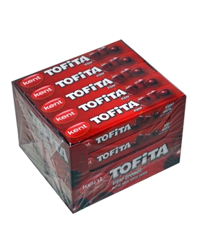Tofita Şeker 20'li Paket Vişne Aromalı Meyve Sulu Toffe tofita, tofita vişne, vişneli şeker, şeker