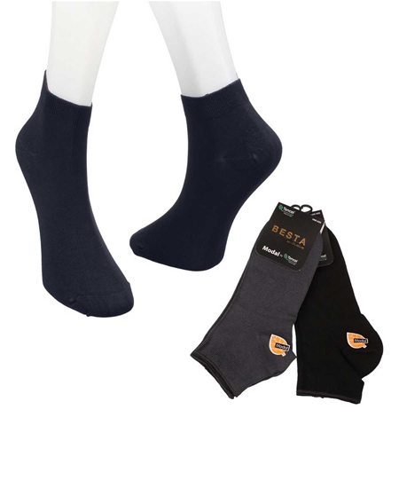 Picture of Besta Erkek Çorap Modal Patik 12'li
