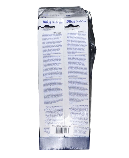 Picture of Difaş Diş Fırçası Oral Care 12'li Paket Orta