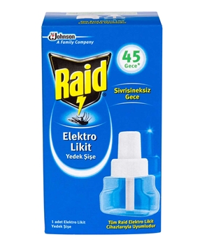 Raid Elektro Likit Sinek Kovucu Yedek 27,4 ml Picture of Raid Elektro Likit Sinek Kovucu Yedek 27,4 ml