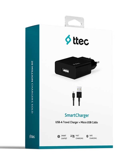 Picture of Ttec Şarj Aleti Micro Ev 2.1a 2SCS20CS Siyah