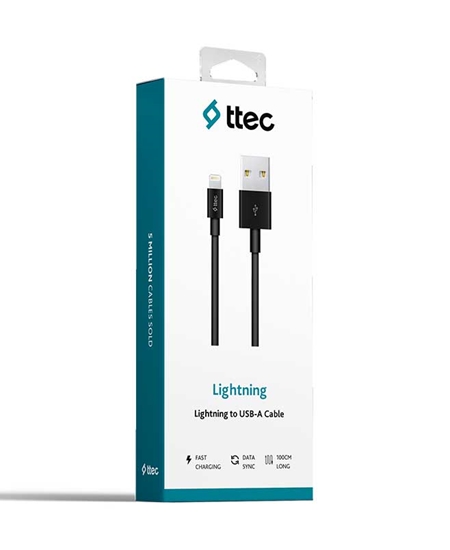 Picture of Ttec Şarj Kablosu İphone 2DK7508S Siyah