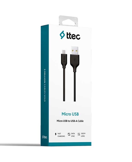 Picture of Ttec Şarj Kablosu Micro 2DK7530S Siyah