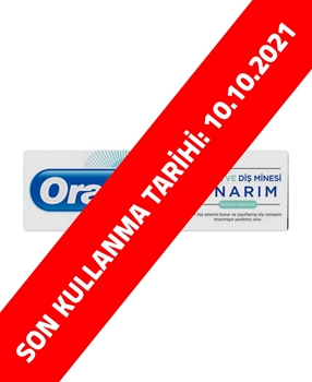 Oral B Toothpaste 75 ML Gums and Enamel Repair Extra Freshness Picture of Oral B Toothpaste 75 ML Gums and Enamel Repair Extra Freshness