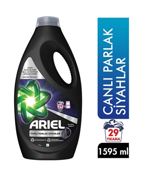 Ariel Liquid Laundry Detergent 1,595 lt 29 Wash Vibrant Bright Blacks 	ariel, deterjan, çamaşır deterjanı, sıvı deterjan, sıvı çamaşır deterjanı, deterjan fiyatları, deterjan satın al, sıvı deterjanlar, toptan deterjan, siyahlar için deterjan, siyah çamaşır deterjanı, toptan deterjan, toptan ariel, ariel 1595 ml, ariel siyah 1595 ml