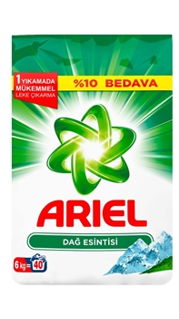 P-Ariel Dağ Esintisi Toz Çamaşır Deterjanı 6kg Picture of P-Ariel Dağ Esintisi Toz Çamaşır Deterjanı 6kg